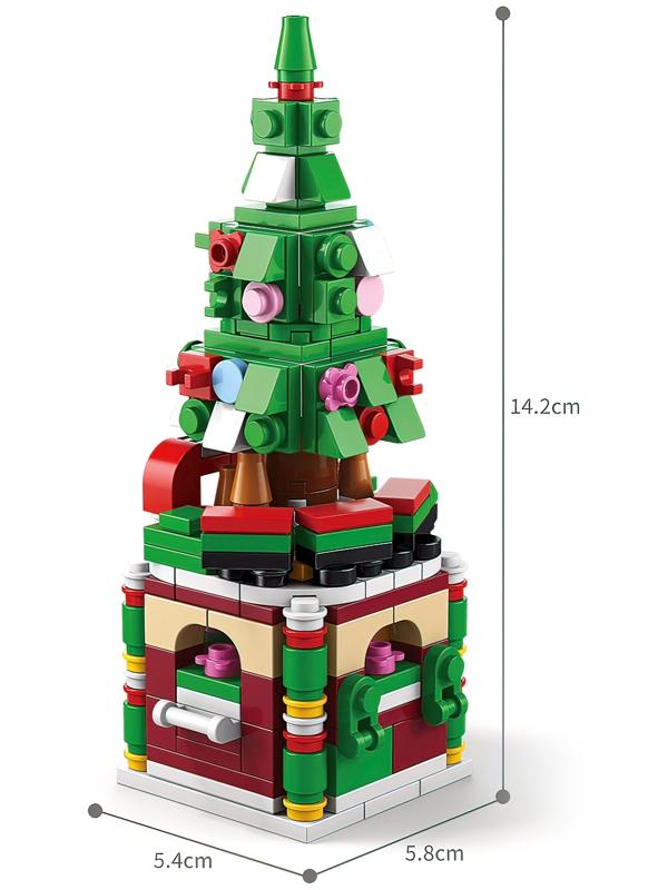 Конструктор «Большой подарок. Ёлка на Новый год», 6 в 1, 332 детали