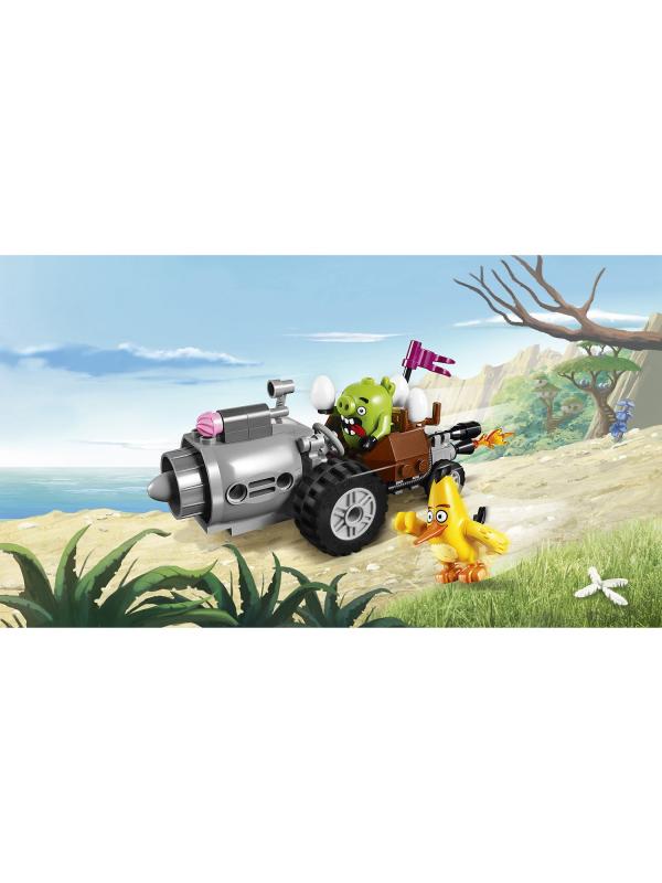 Конструктор «Побег из машины свинок» 10505 (Angry Birds 75821) / 87 деталей