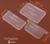 Набор лекал «Картхолдер с отделениями», 7×10×0.5 см, 3 шт., акрил, прозрачный