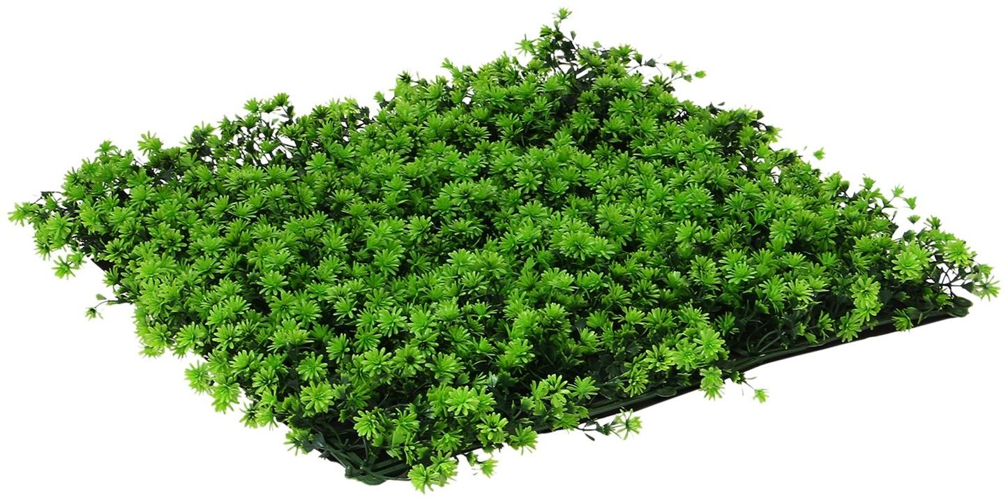 Декоративная панель, 50×50 см, «Высокий мох», Greengo