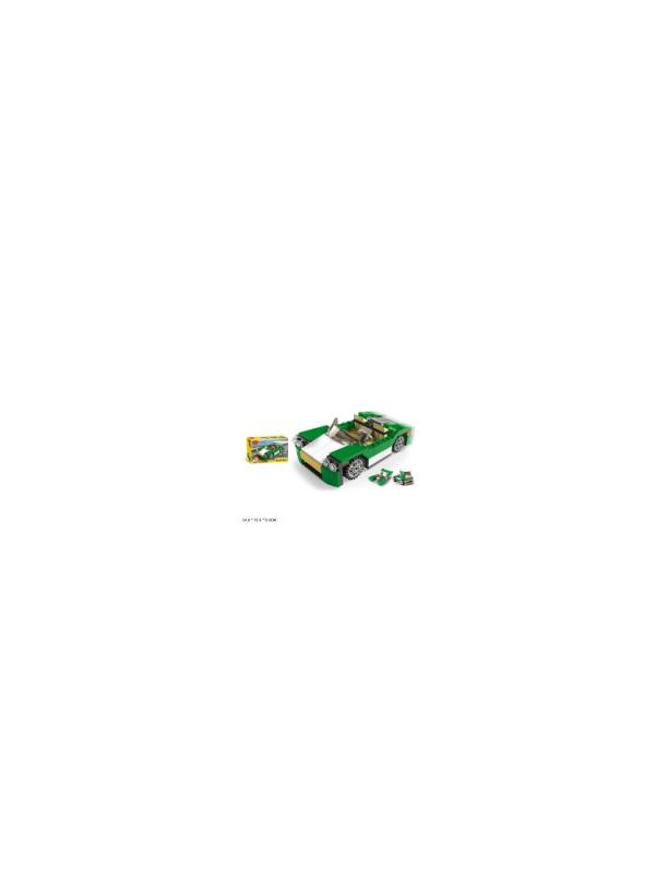 Конструктор Decool «Зелёный кабриолет» 3124 (Creator 31056) / 122 детали