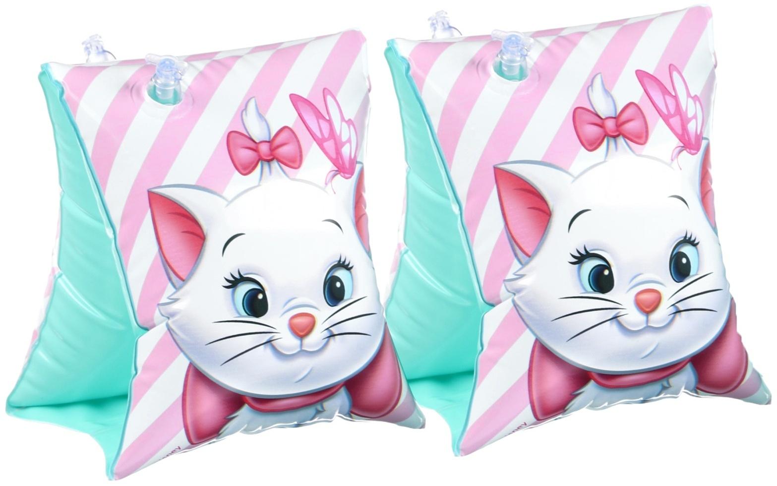 Нарукавники «Кошечка Мари», детские, для плавания, 20х16 см, цвет розовый