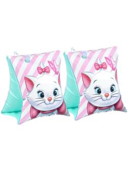 Нарукавники «Кошечка Мари», детские, для плавания, 20х16 см, цвет розовый