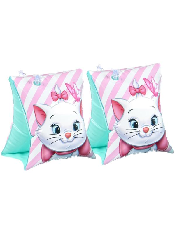 Нарукавники «Кошечка Мари», детские, для плавания, 20х16 см, цвет розовый