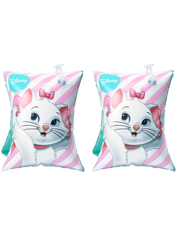 Нарукавники «Кошечка Мари», детские, для плавания, 20х16 см, цвет розовый