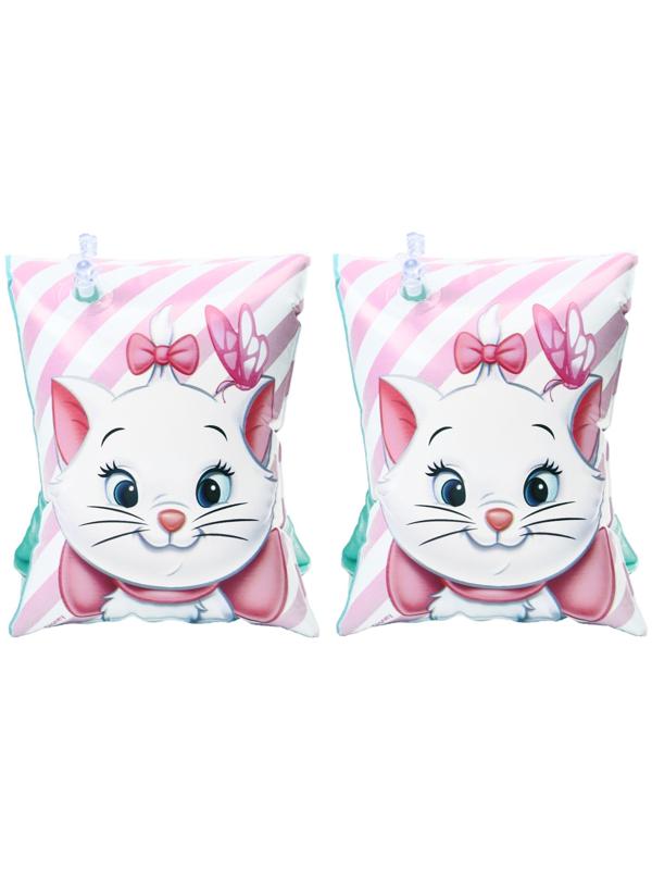 Нарукавники «Кошечка Мари», детские, для плавания, 20х16 см, цвет розовый