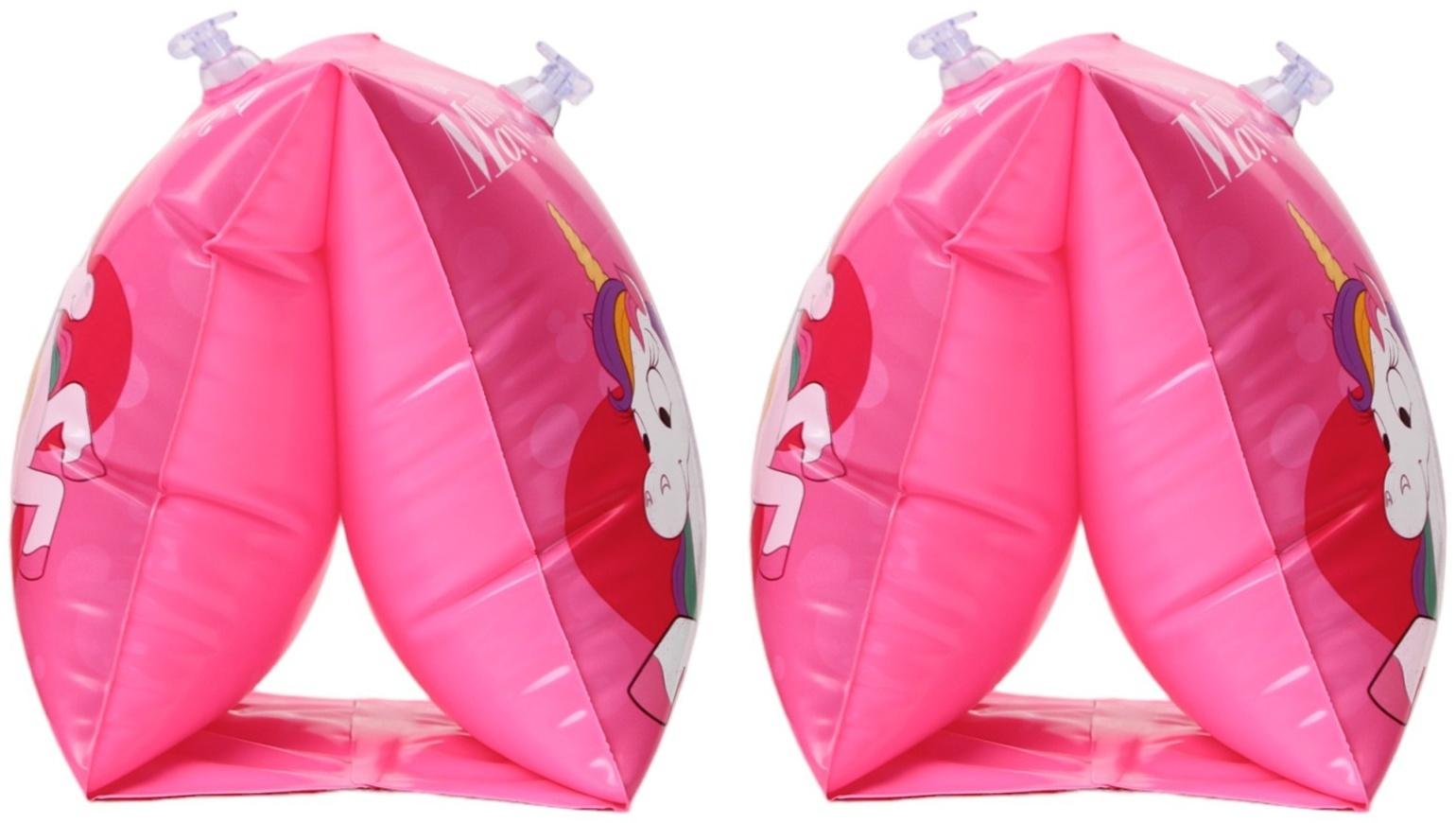 Нарукавники «Минни Маус», детские, для плавания, 20х16 см., цвет розовый