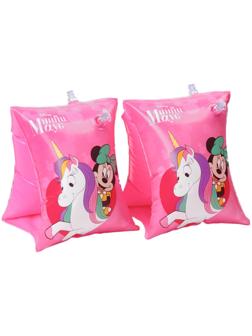 Нарукавники «Минни Маус», детские, для плавания, 20х16 см., цвет розовый