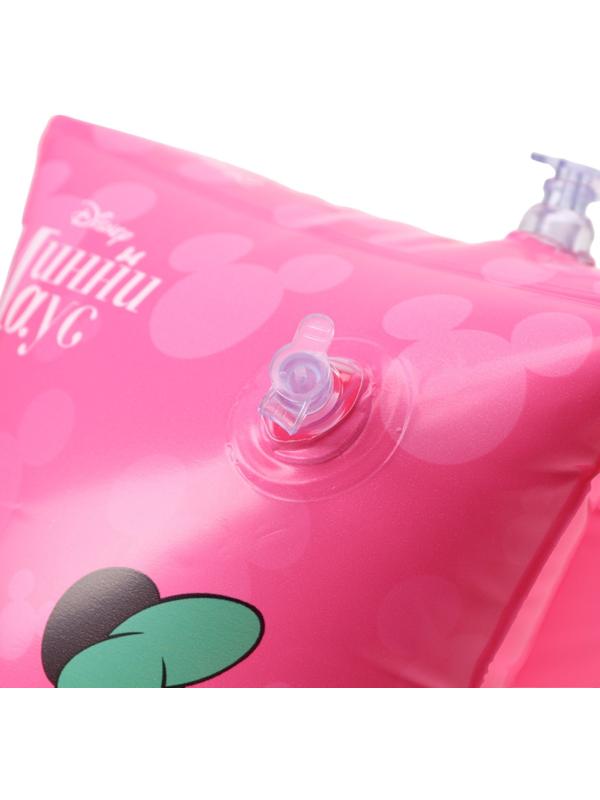 Нарукавники «Минни Маус», детские, для плавания, 20х16 см., цвет розовый