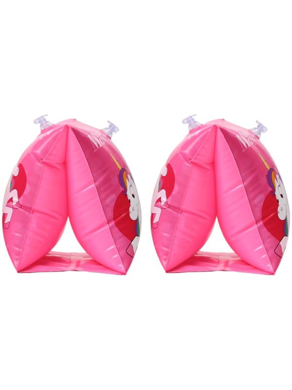 Нарукавники «Минни Маус», детские, для плавания, 20х16 см., цвет розовый