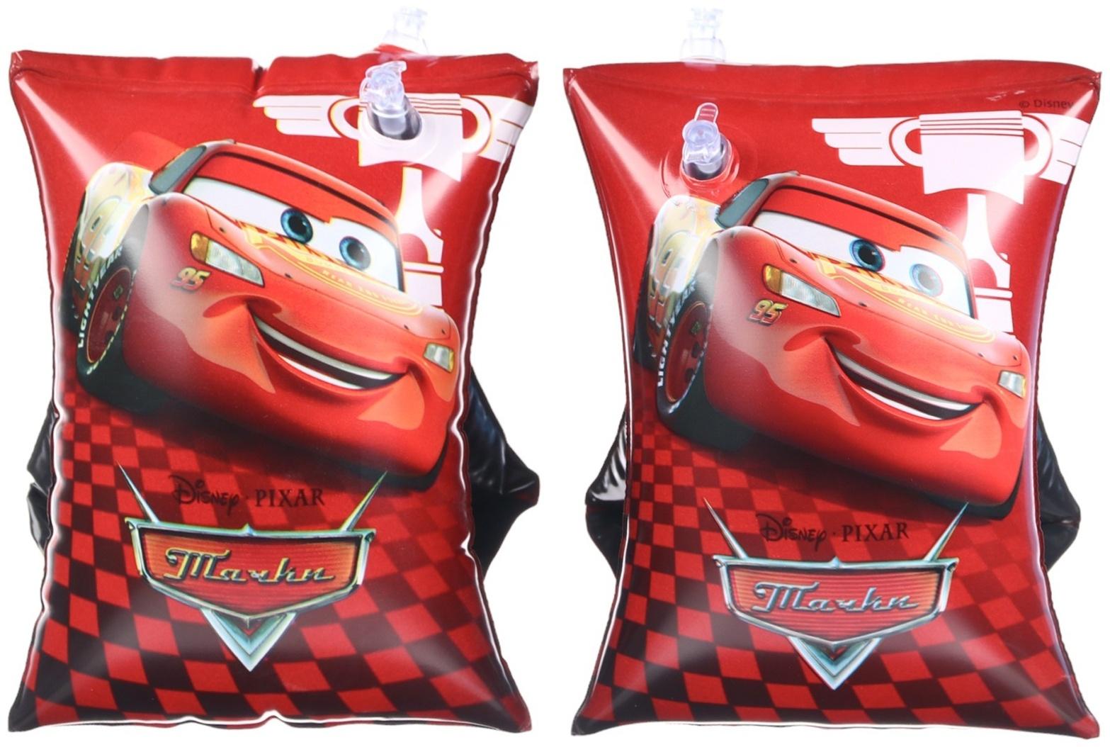 Нарукавники «Тачки», детские для плавания 20х16 см, цвет красный