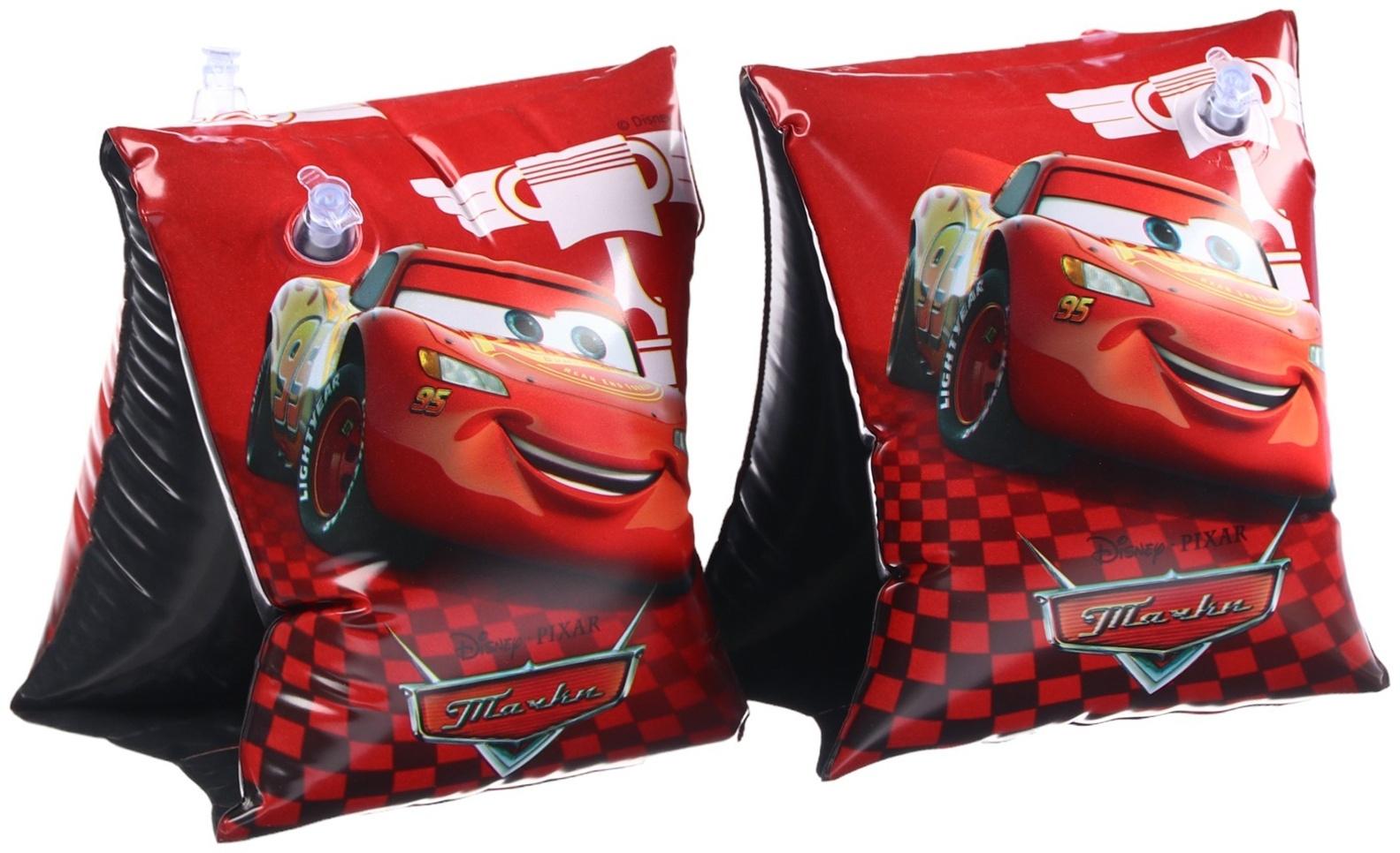 Нарукавники «Тачки», детские для плавания 20х16 см, цвет красный