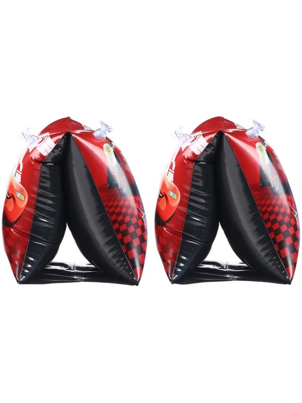 Нарукавники «Тачки», детские для плавания 20х16 см, цвет красный