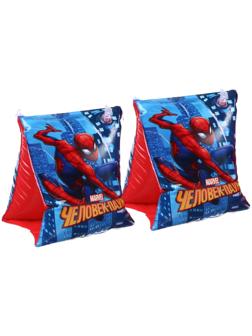 Нарукавники «Человек Паук», детские, для плавания, 20х16 см., цвет синий