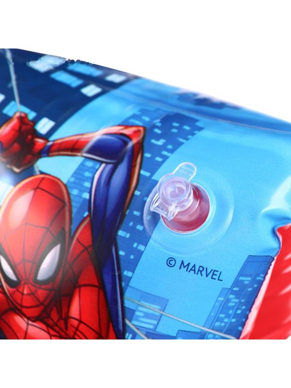 Нарукавники «Человек Паук», детские, для плавания, 20х16 см., цвет синий