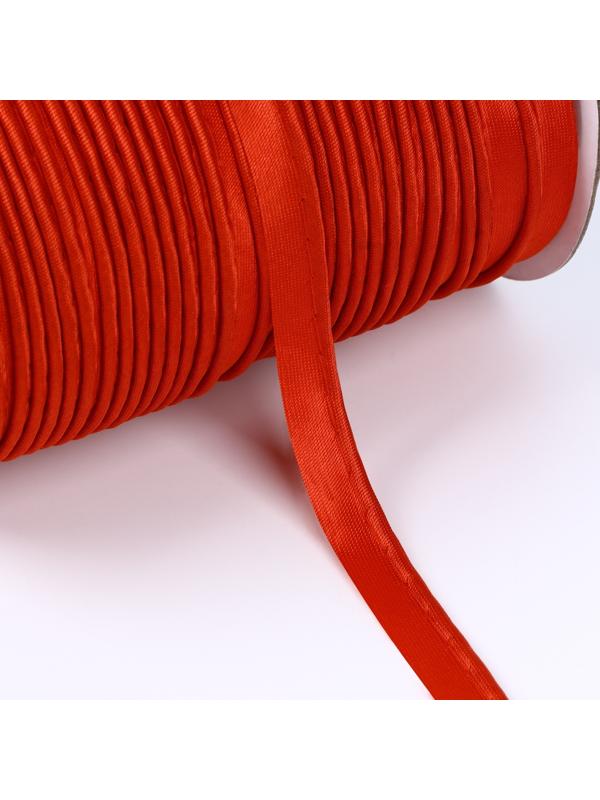 Кант атласный, 12 мм, 65±1 м, красный