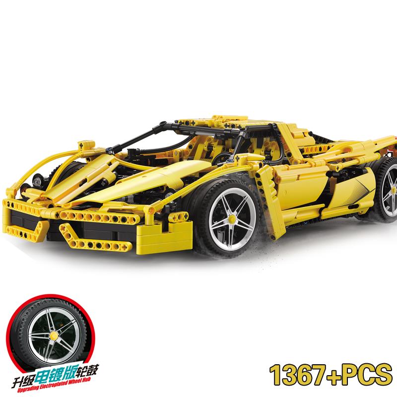 Конструктор Decool «Гоночный автомобиль Ferrari Enzo» 3382B (Technic) / 1367 деталей