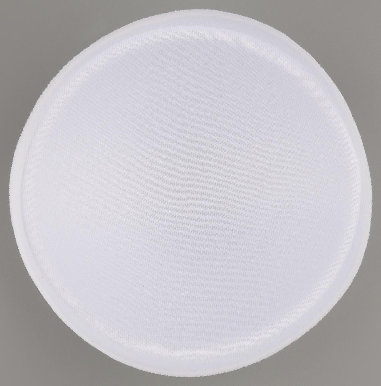 Чашки для бюстгальтера «Круг», 2XL (52), d=16.5 см, пара, белые