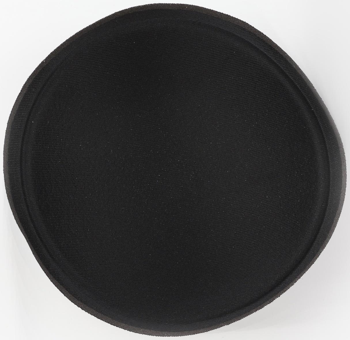 Чашки для бюстгальтера «Круг», 2XL (52), d=16.5 см, пара, чёрные