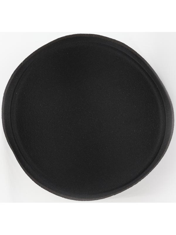 Чашки для бюстгальтера «Круг», 2XL (52), d=16.5 см, пара, чёрные