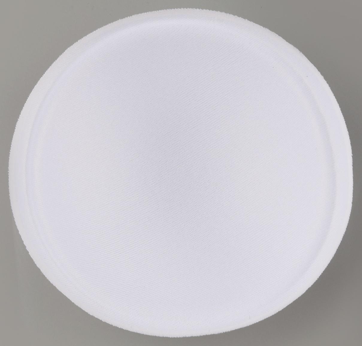 Чашки для бюстгальтера «Круг», L (48), d=14.5 см, пара, белые