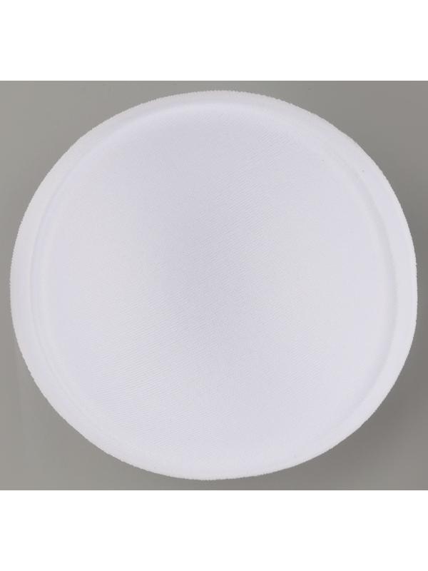 Чашки для бюстгальтера «Круг», L (48), d=14.5 см, пара, белые