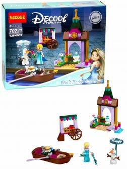 Конструктор Decool «Приключения Эльзы на рынке» 70221 (Disney Princess 41155) 128 деталей