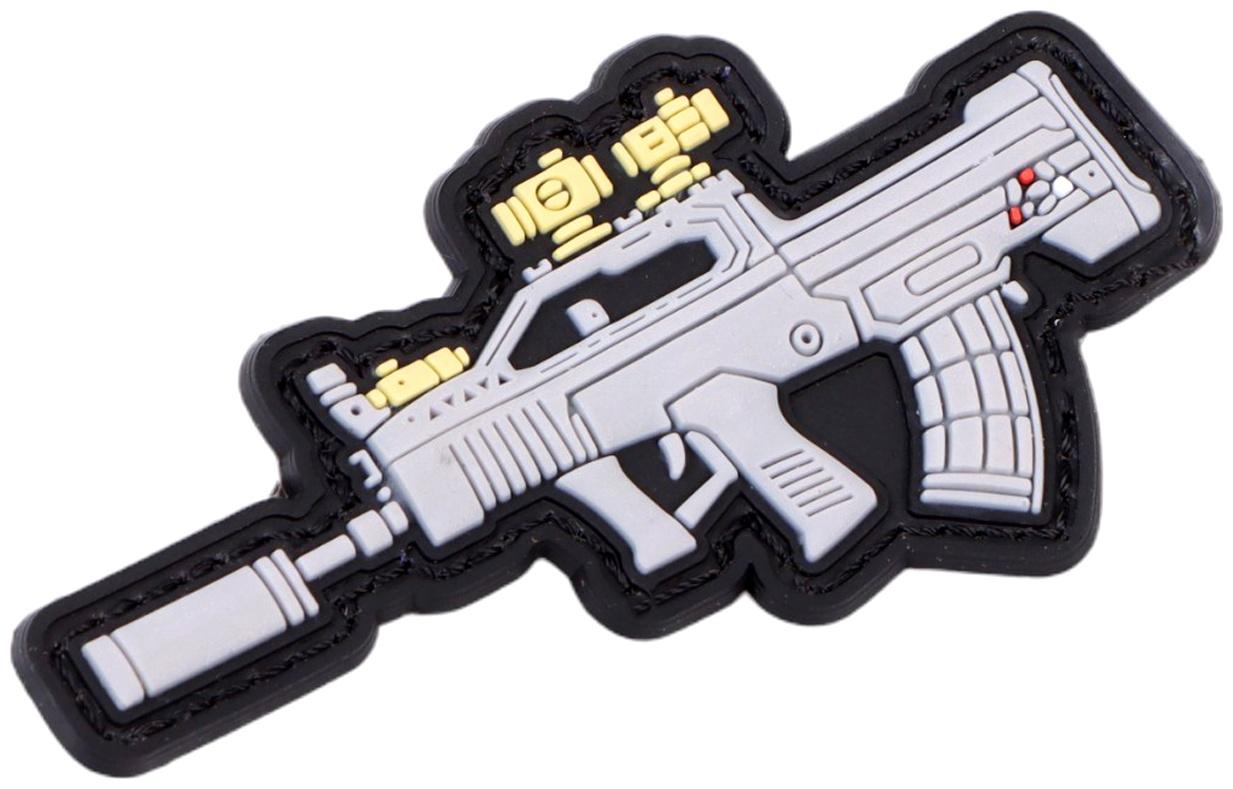 Шеврон на одежду «Автомат», 9×4.5 см, разноцветный