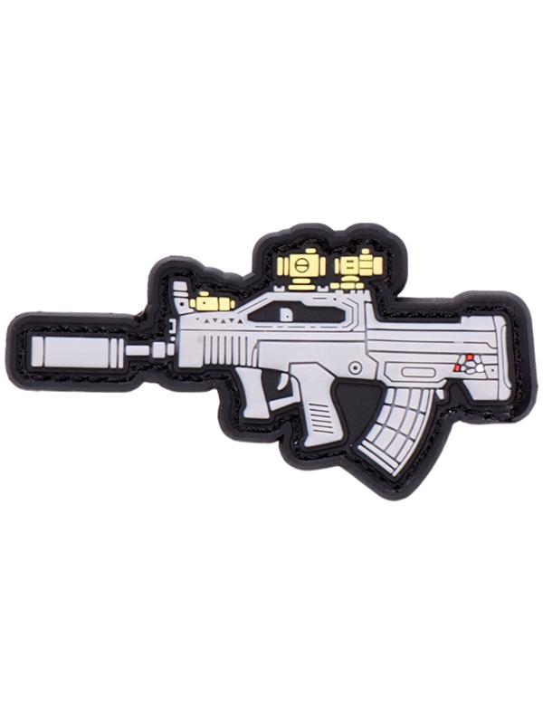 Шеврон на одежду «Автомат», 9×4.5 см, разноцветный