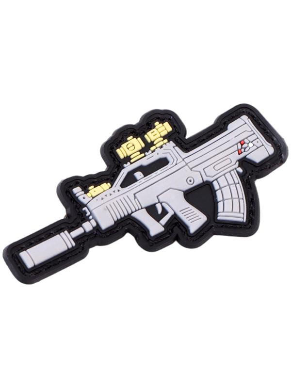 Шеврон на одежду «Автомат», 9×4.5 см, разноцветный