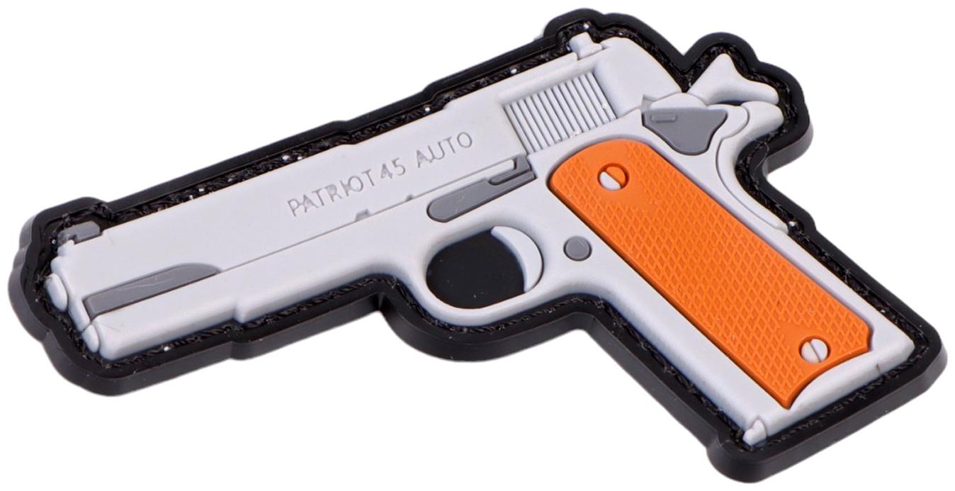 Шеврон на одежду «Пистолет», 6×5 см, разноцветный