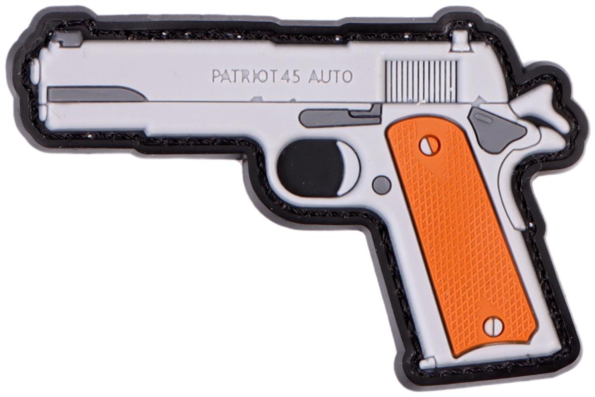 Шеврон на одежду «Пистолет», 6×5 см, разноцветный