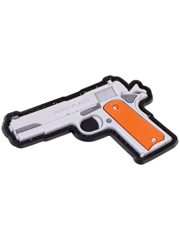 Шеврон на одежду «Пистолет», 6×5 см, разноцветный