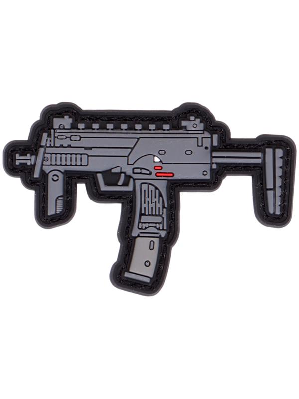 Шеврон на одежду «Автомат MP7», 8×5 см, разноцветный