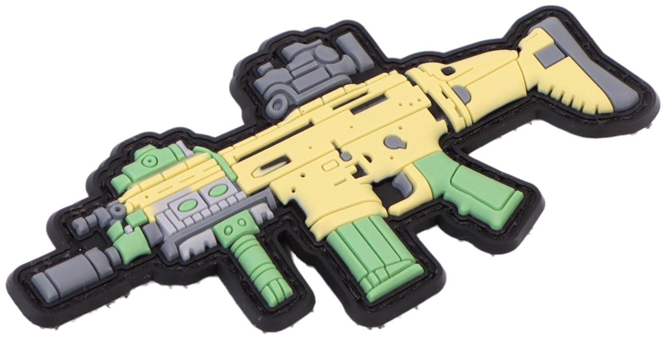 Шеврон на одежду «Автомат SCAR», 10×5 см, разноцветный