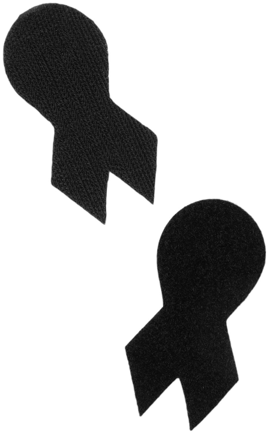 Шеврон на одежду «Георгиевская лента», 8×4 см, чёрный, оранжевый