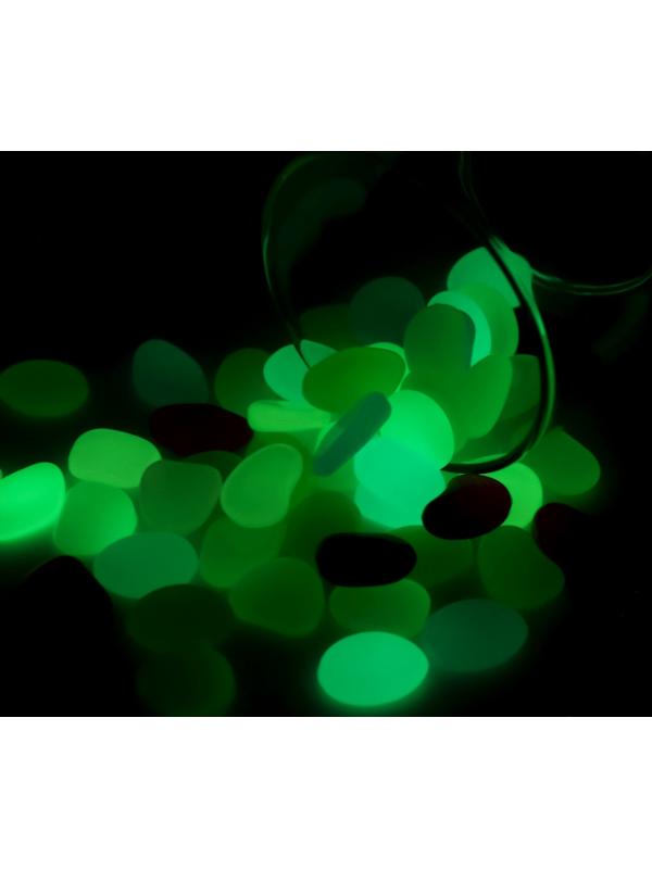 Светящийся декор «Галька», МИКС, 300 г / 2-3 см