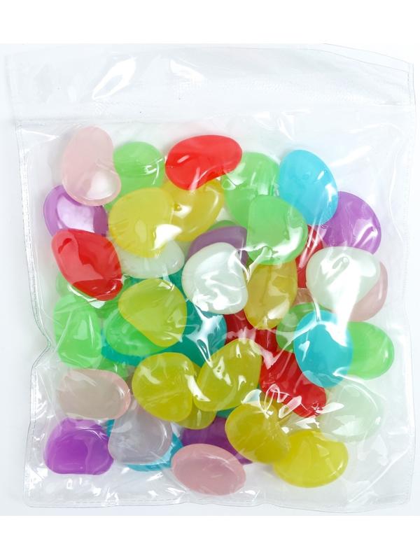 Светящийся декор «Галька», МИКС, 300 г / 2-3 см