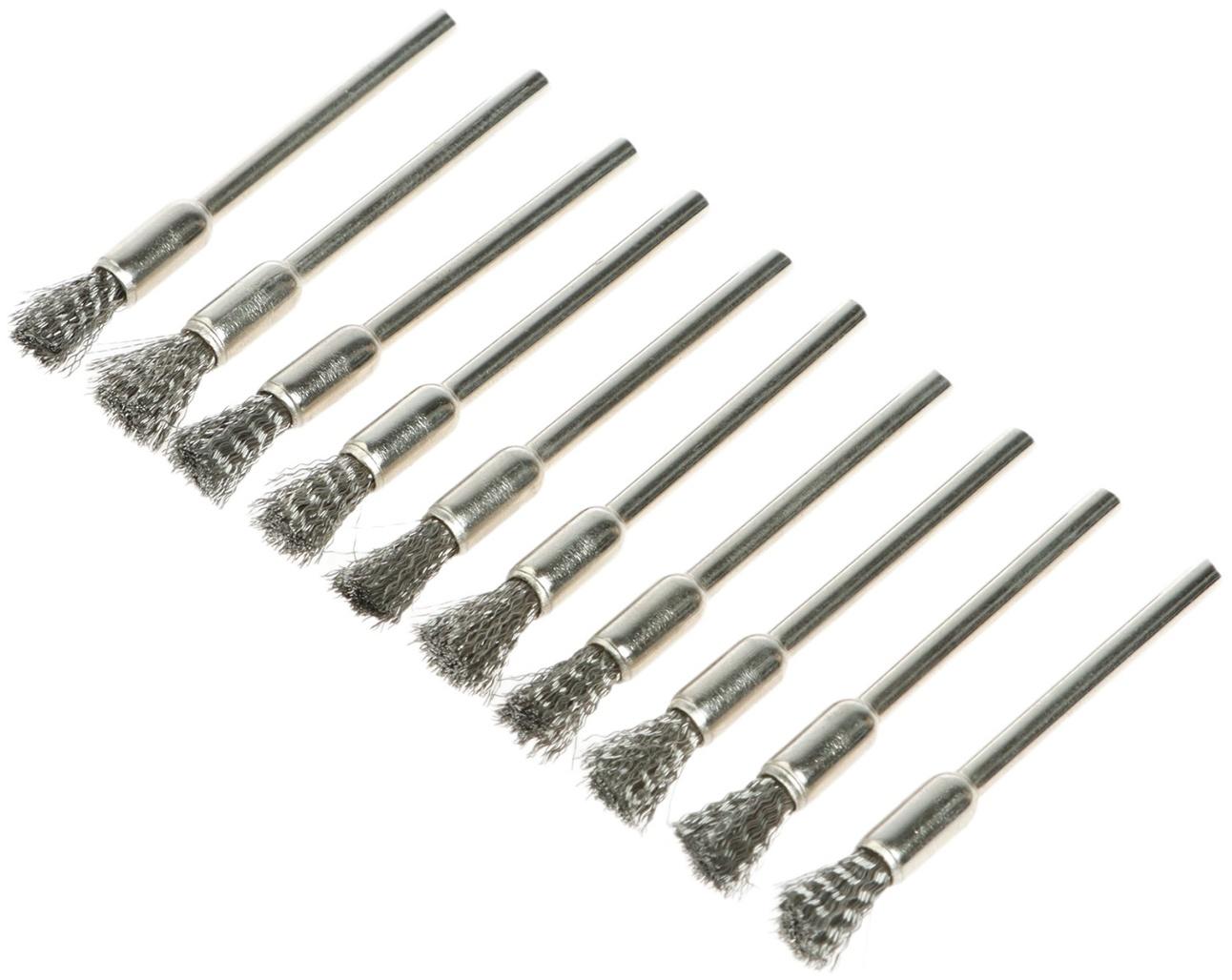 Щётка металлическая TORSO, 5 см, нержавеющая сталь, 5×0,5 см, набор 10 шт