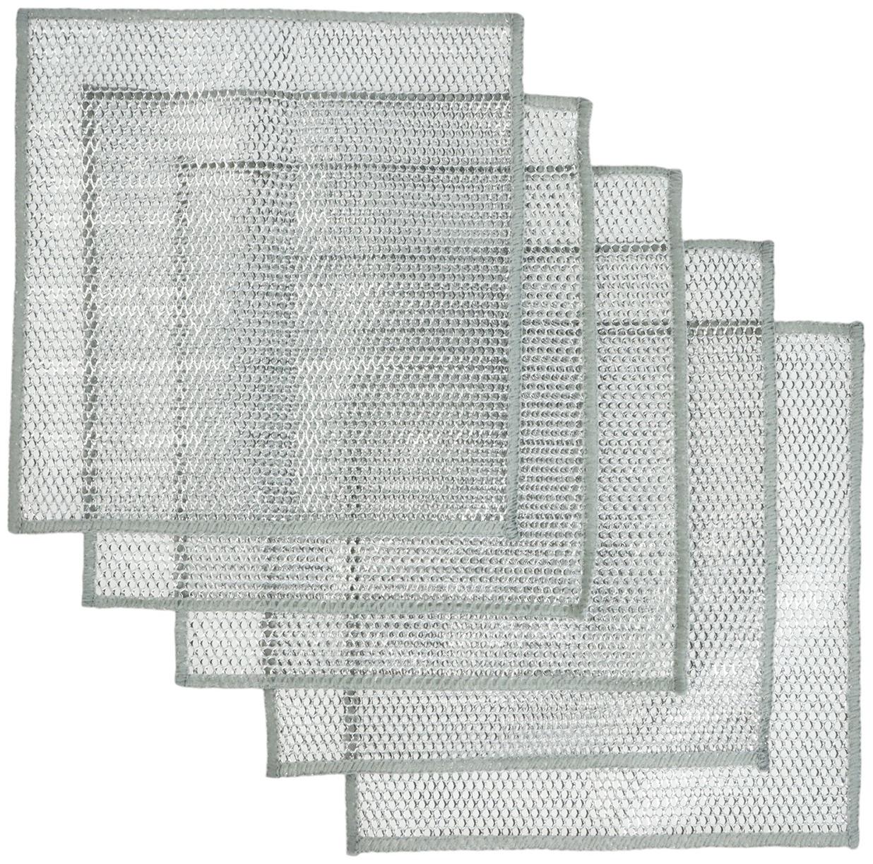 Тряпка для зачистки металла CARTAGE, металл, 1 слой, 20×20 см, набор 5 шт