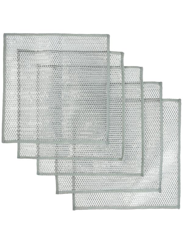 Тряпка для зачистки металла CARTAGE, металл, 1 слой, 20×20 см, набор 5 шт