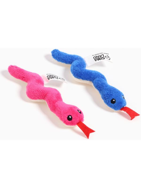 Мягкий магнит «Змея», 11 см, цвет МИКС