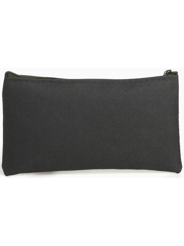 Косметичка-пенал на молнии, плоская, маленькая, хаки