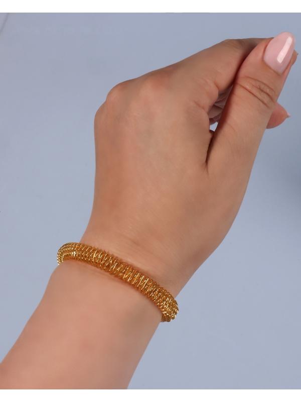 Массажёры для рук, d = 5,5 × 0,8 см, набор - 2 шт, цвет золотистый