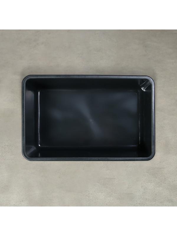 Таз строительный, 19 л, прямоугольный, пластик