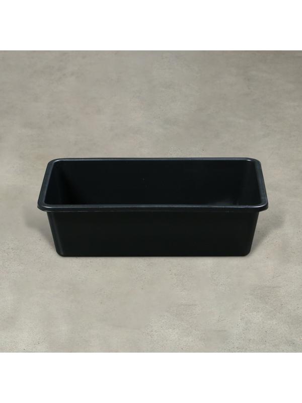 Таз строительный, 19 л, прямоугольный, пластик