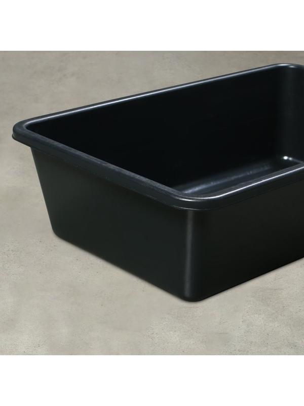 Таз строительный, 19 л, прямоугольный, пластик