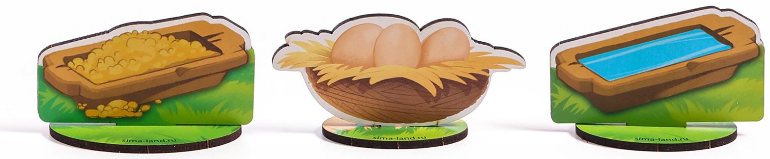 Фигурки животных деревянные «Ферма. Домашние животные»