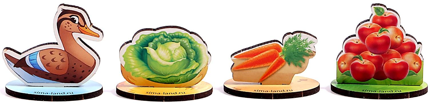 Фигурки животных деревянные «Ферма. Домашние животные»