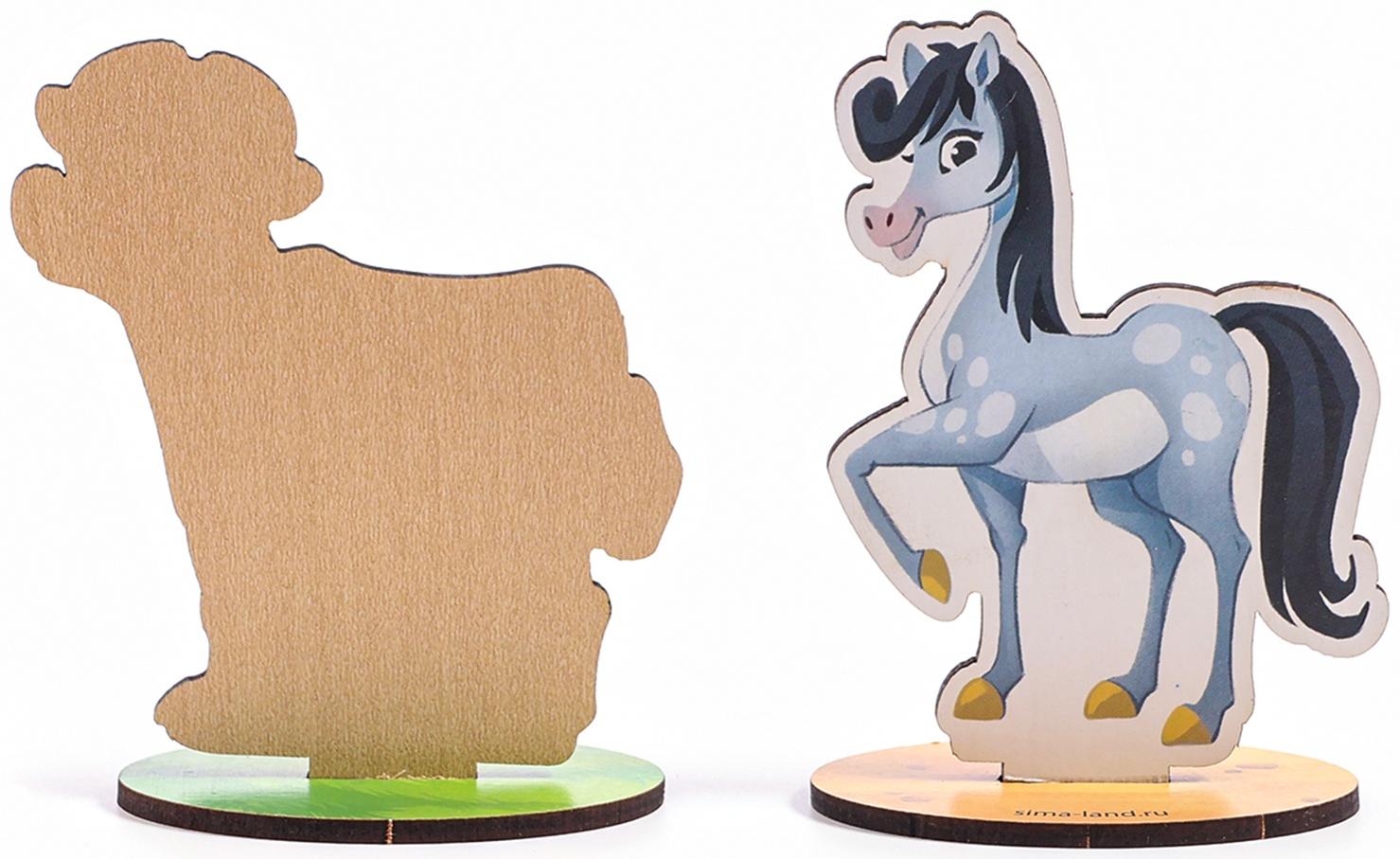 Фигурки животных деревянные «Ферма. Домашние животные»